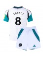 Newcastle United Sandro Tonali #8 Alternativní dres pro děti 2024-25 Krátký Rukáv (+ trenýrky)